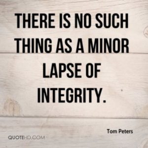 the Integrity Gone