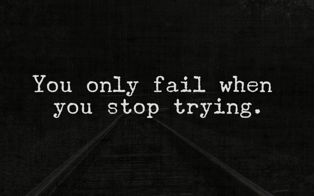Great Lessons Learned From Failing